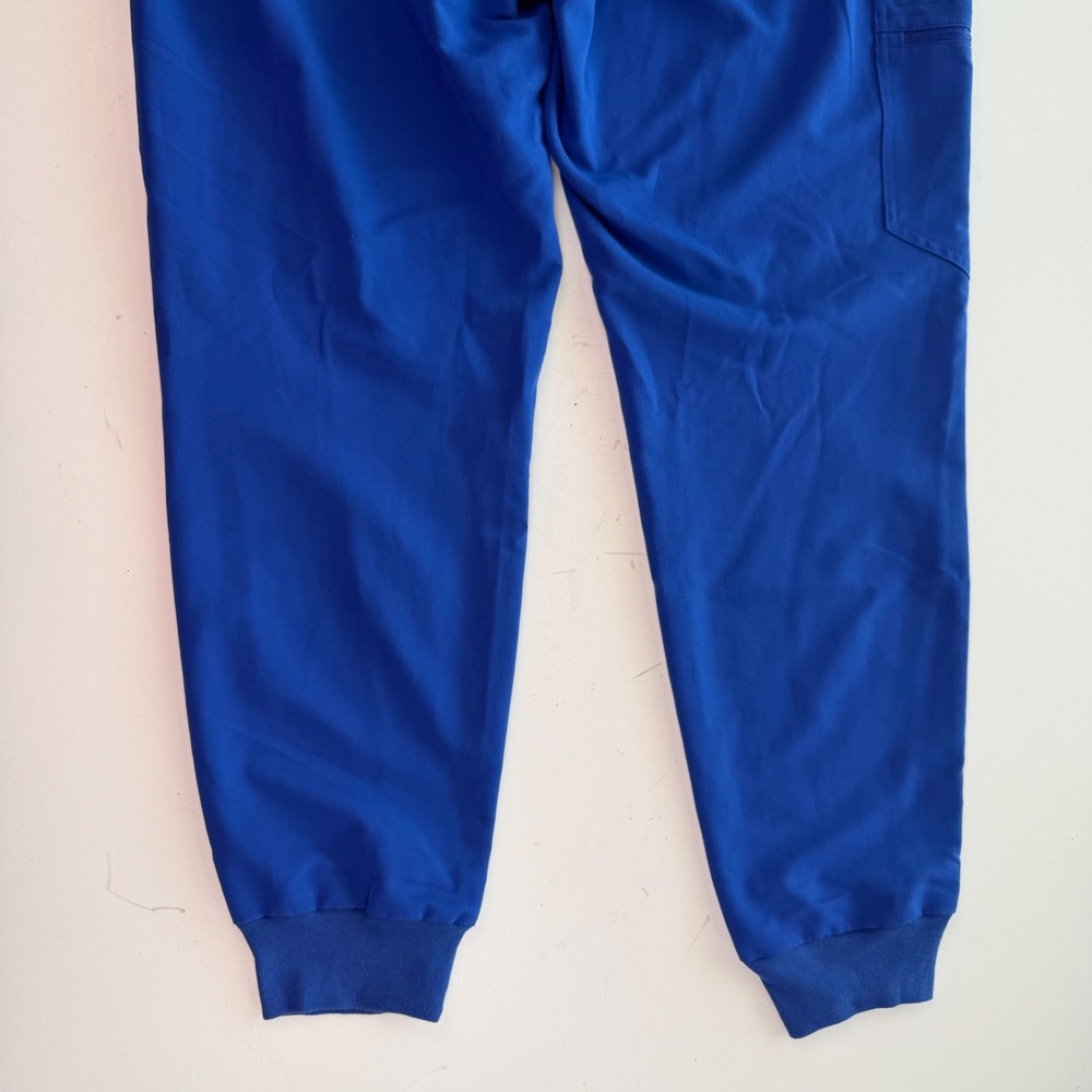 FIGS Jogger Scrubs Pants Royal Blue Orange Drawstring Womens Large Lot of 4 - Picture 8 of 16